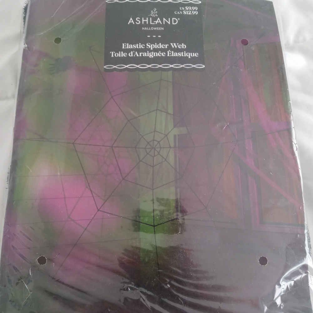 Ashland Elastic Spider Web Halloween Decor